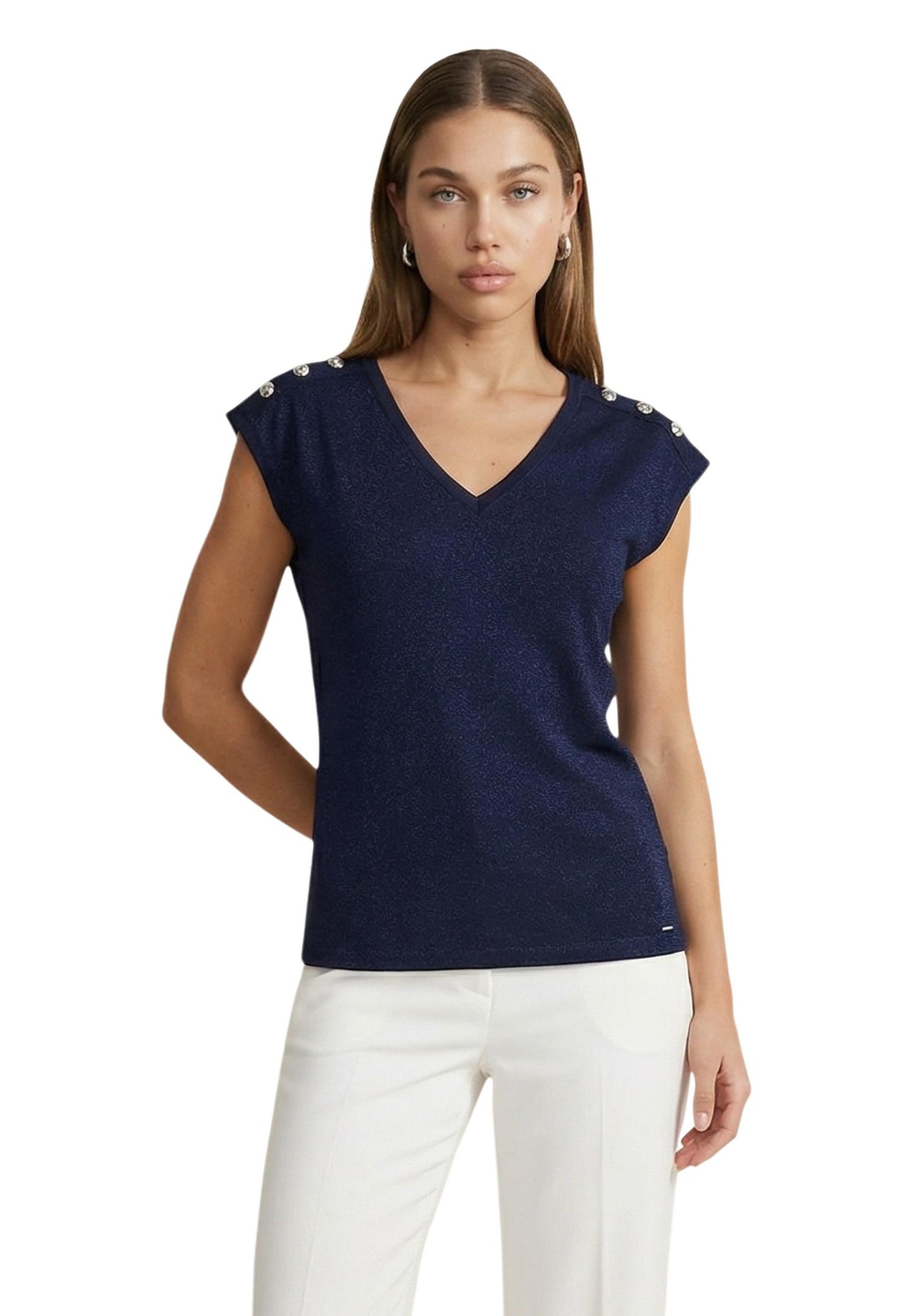 Morgan De Toi Top Donna Morgan De Toi 261-DIVALI blue  blue