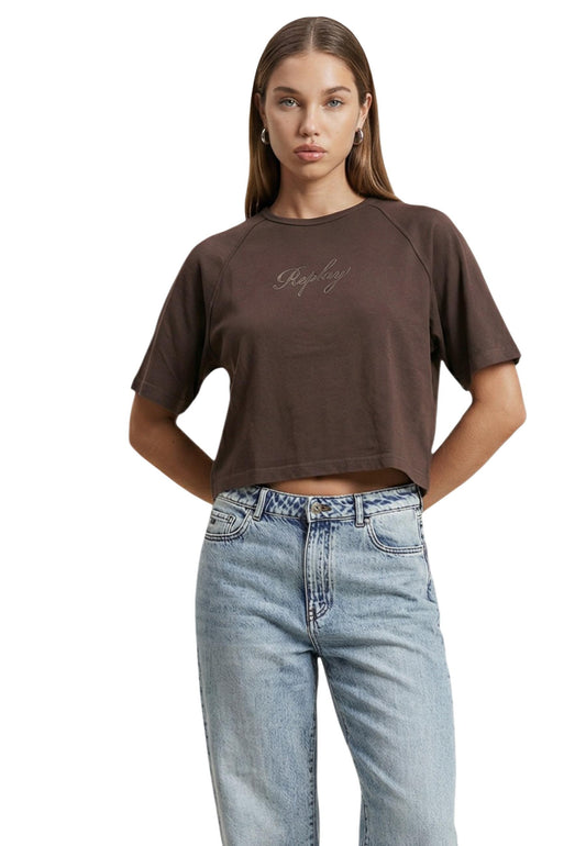 Replay T-Shirt Donna Replay W3447D.000.23792G brown  brown