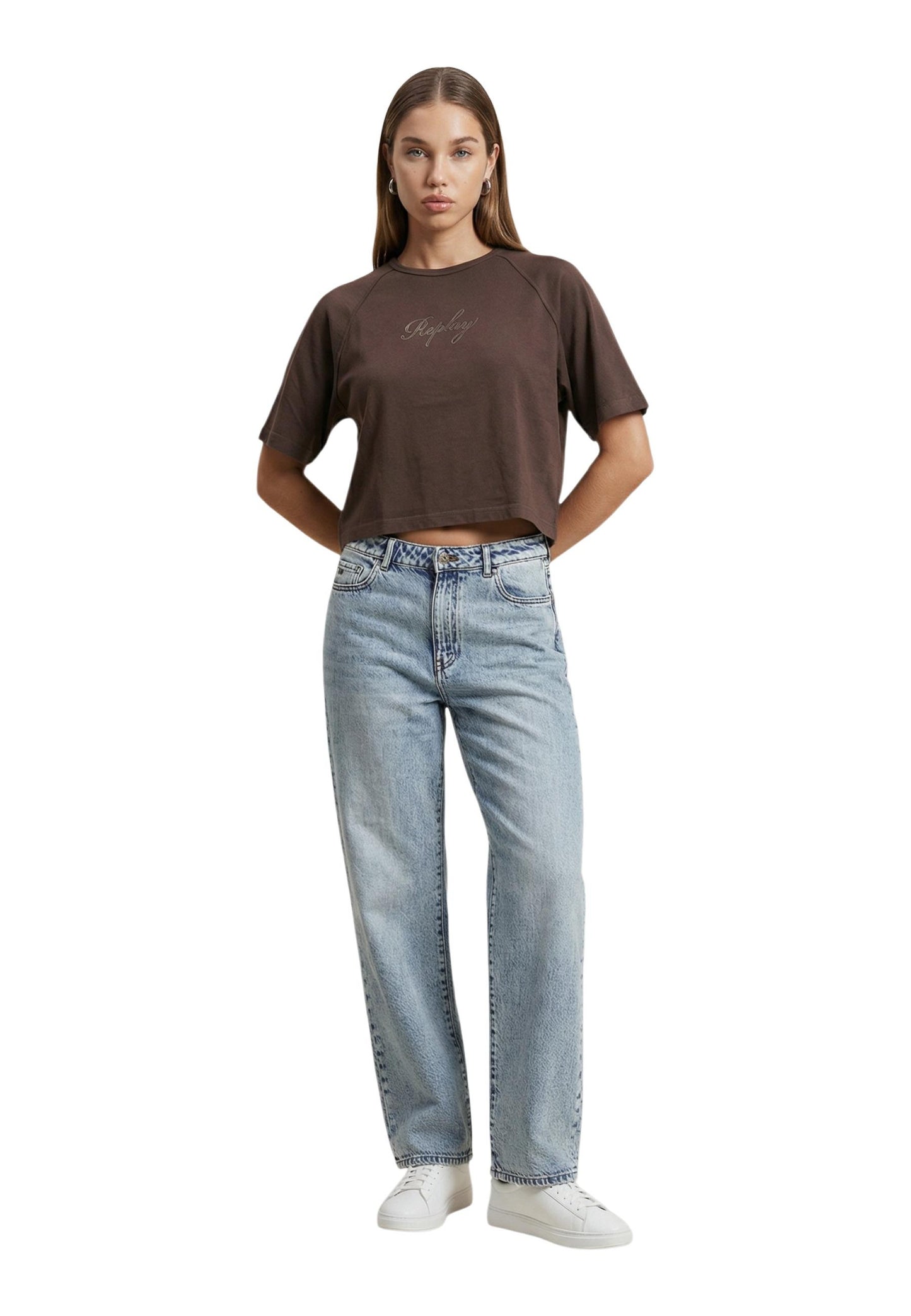 Replay T-Shirt Donna Replay W3447D.000.23792G brown  brown