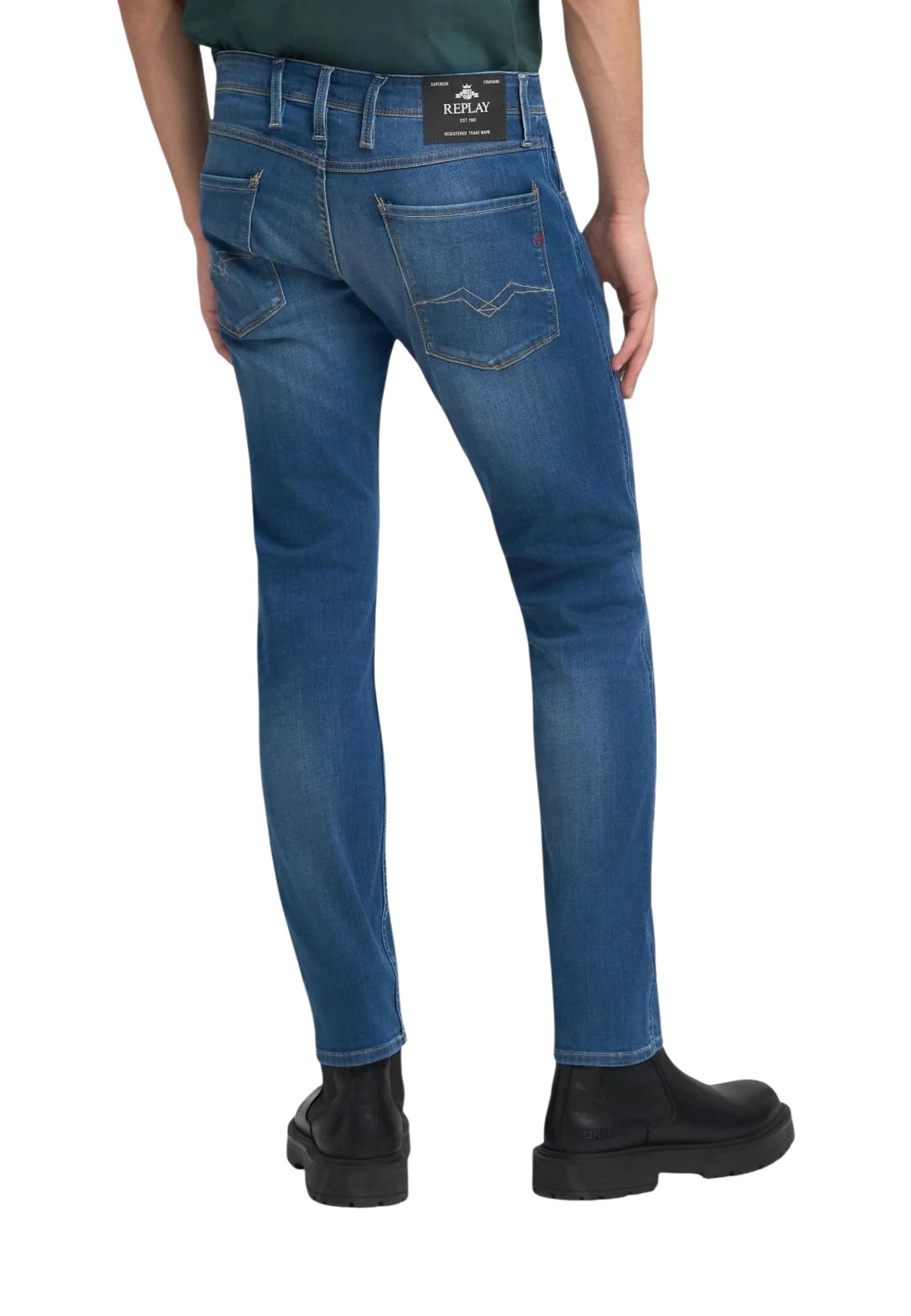 Replay Jeans Uomo Replay M914  .000.41A C33 blue  blue
