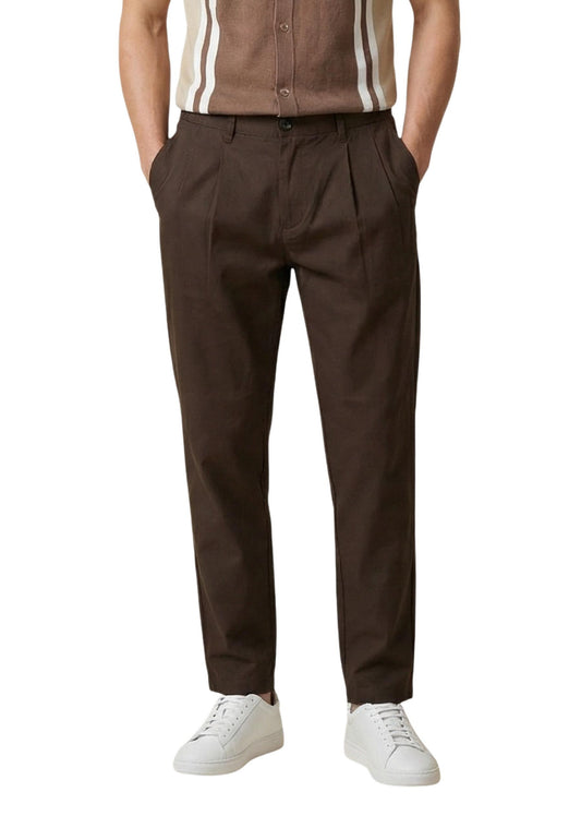 Gianni Lupo Pantaloni Uomo Gianni Lupo GL327R-S26 brown  brown
