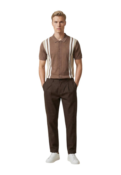 Gianni Lupo Pantaloni Uomo Gianni Lupo GL327R-S26 brown  brown