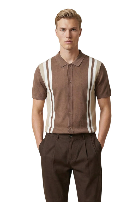 Gianni Lupo Cardigans Uomo Gianni Lupo GL35332 brown  brown