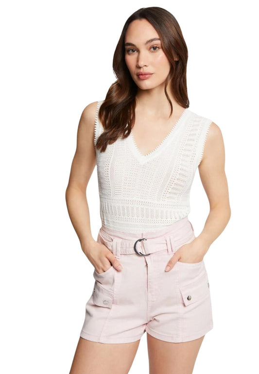 Morgan De Toi Top Donna Morgan De Toi 242-MUSHU white  white