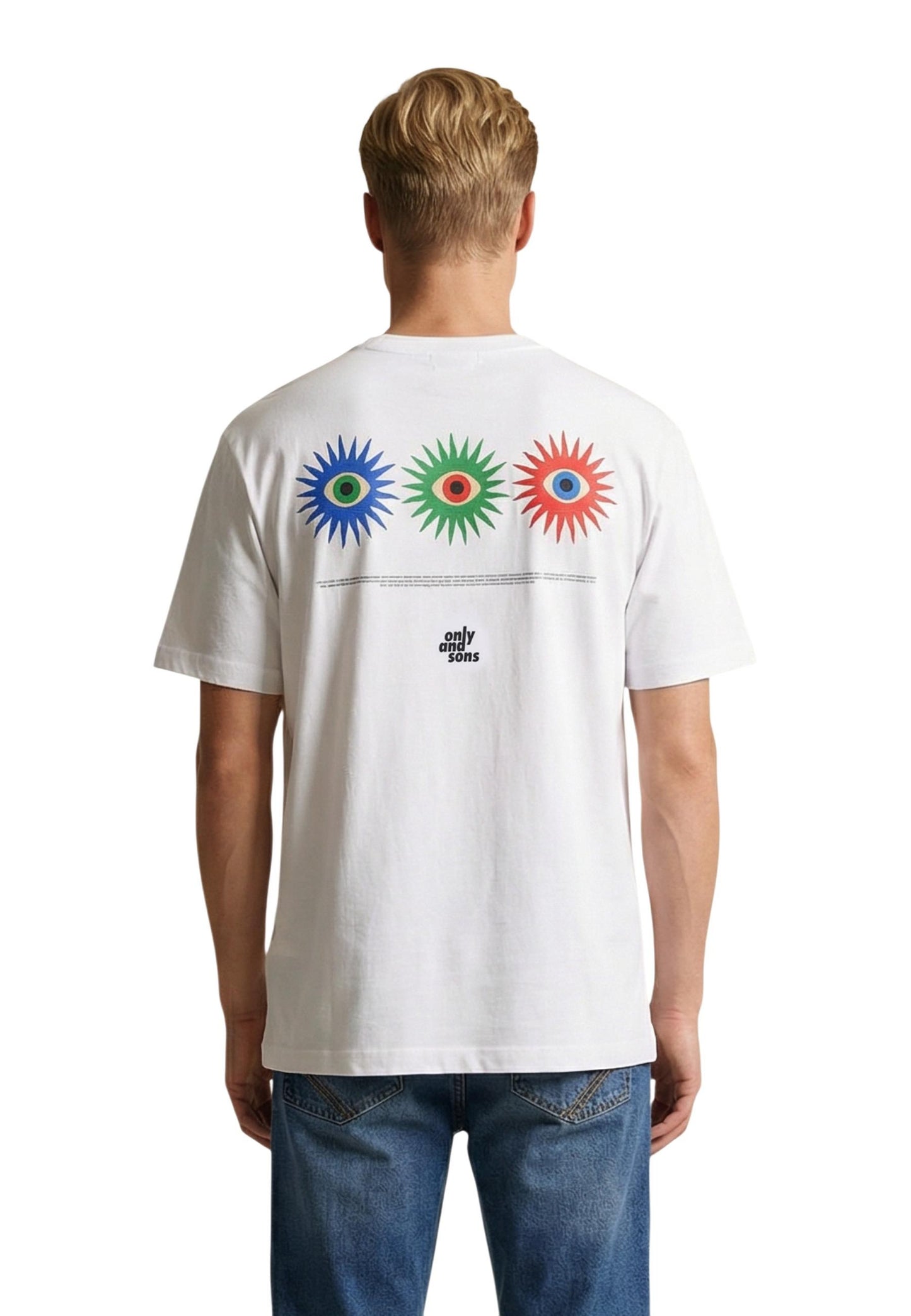 Only & Sons T-Shirt Uomo Only & Sons 22037618 white  white