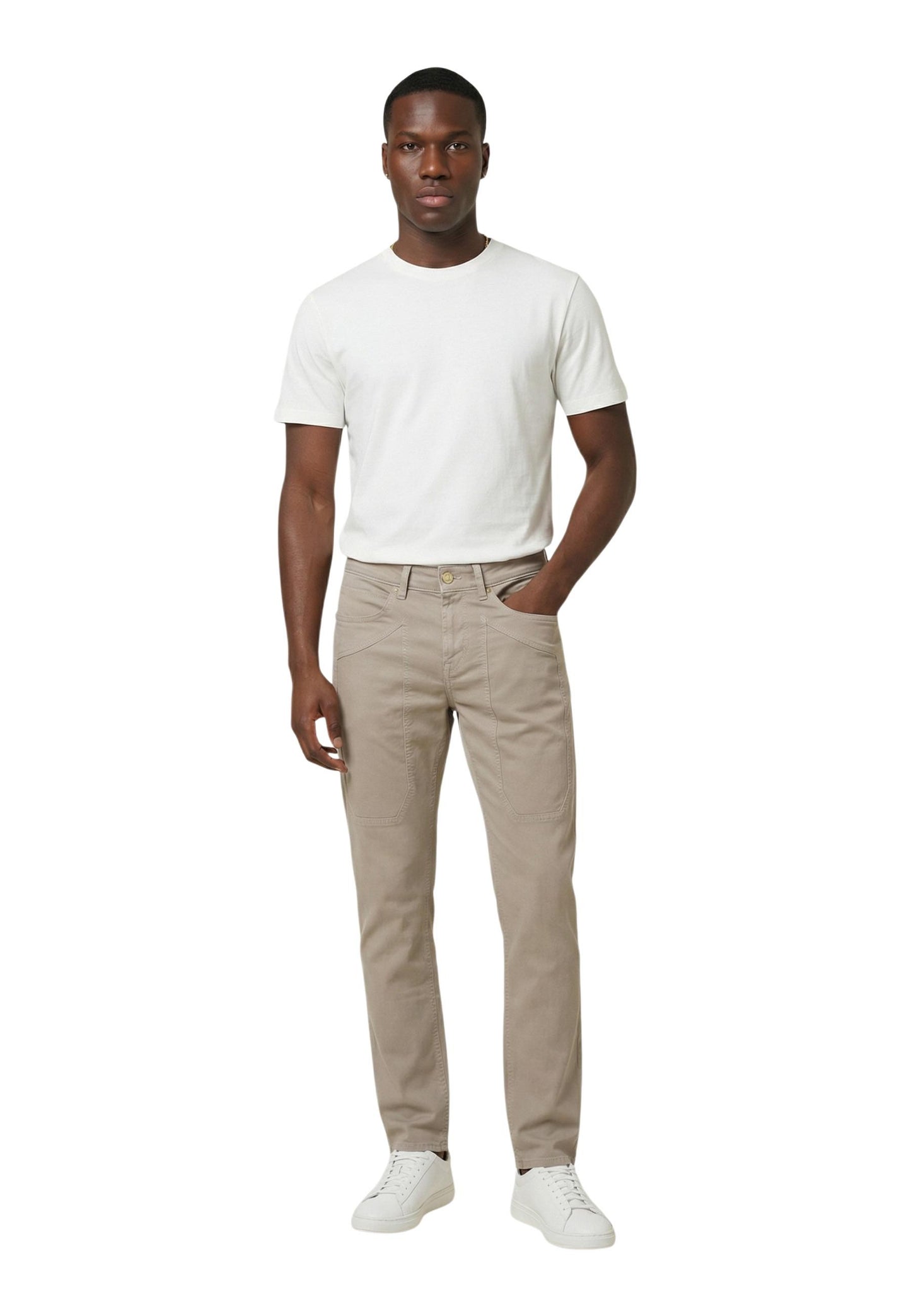 Jeckerson Pantaloni Uomo Jeckerson JUPPA077JOHN001 CTCPTPIQU001 U036 beige  beige