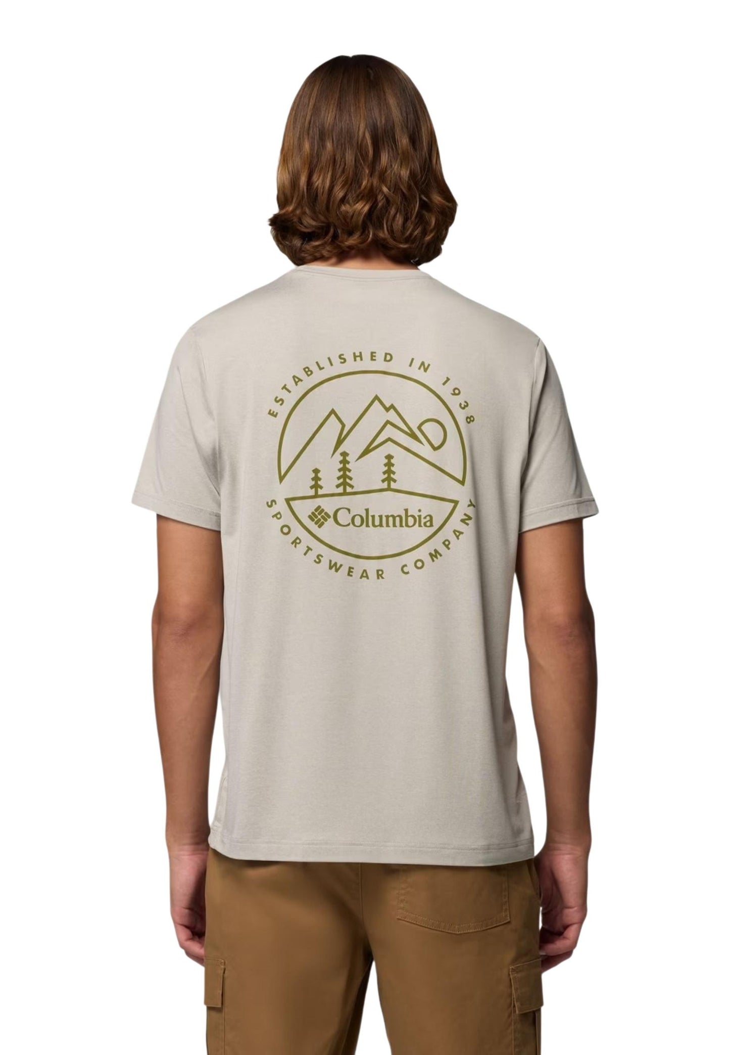 Columbia T-Shirt Uomo Columbia 2165081 beige  beige