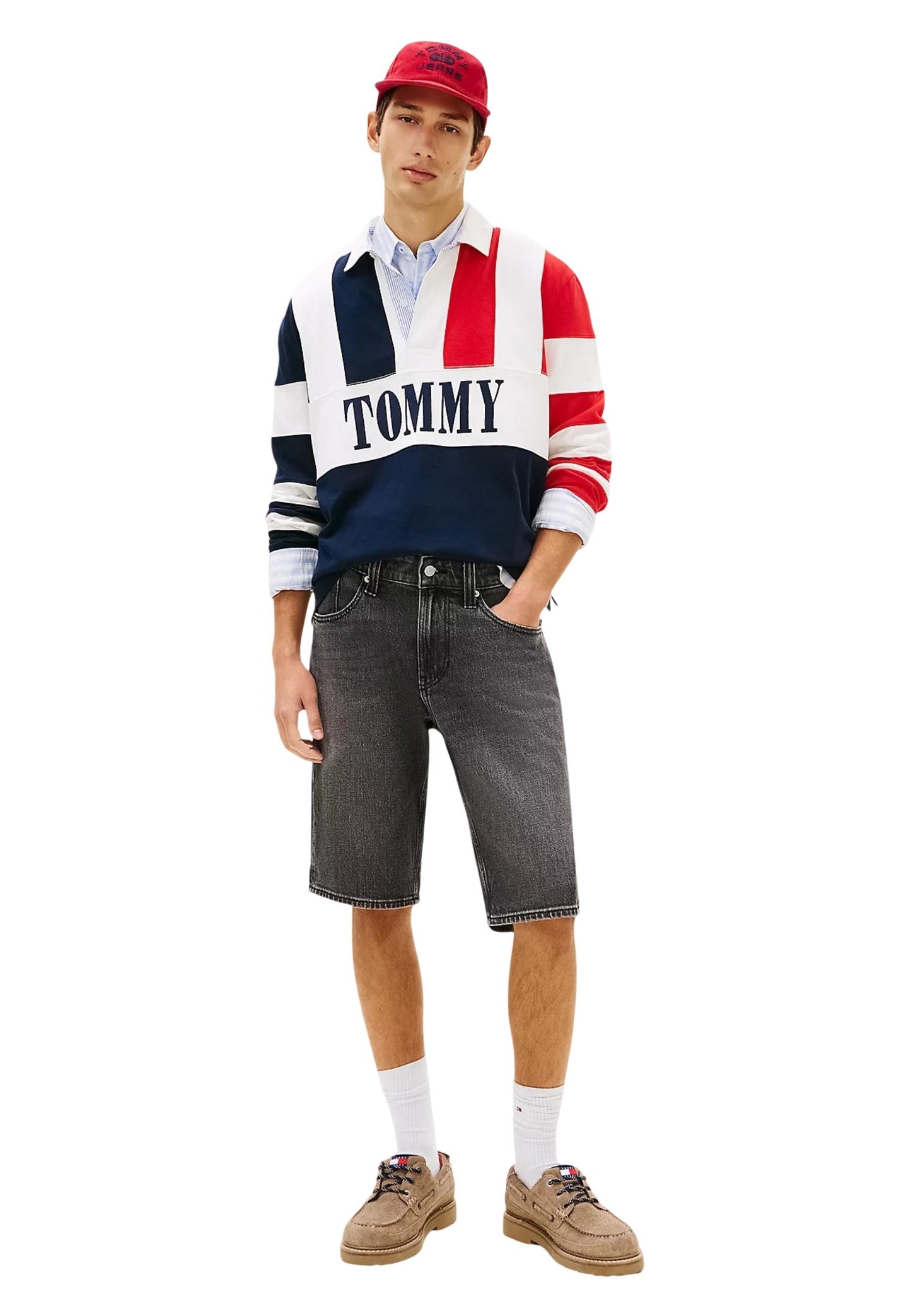 Tommy Hilfiger Jeans Bermuda Uomo Tommy Hilfiger Jeans DM0DM22976 black  black