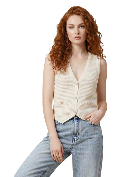 Morgan De Toi Gilet Donna Morgan De Toi 251-MGILET beige  beige