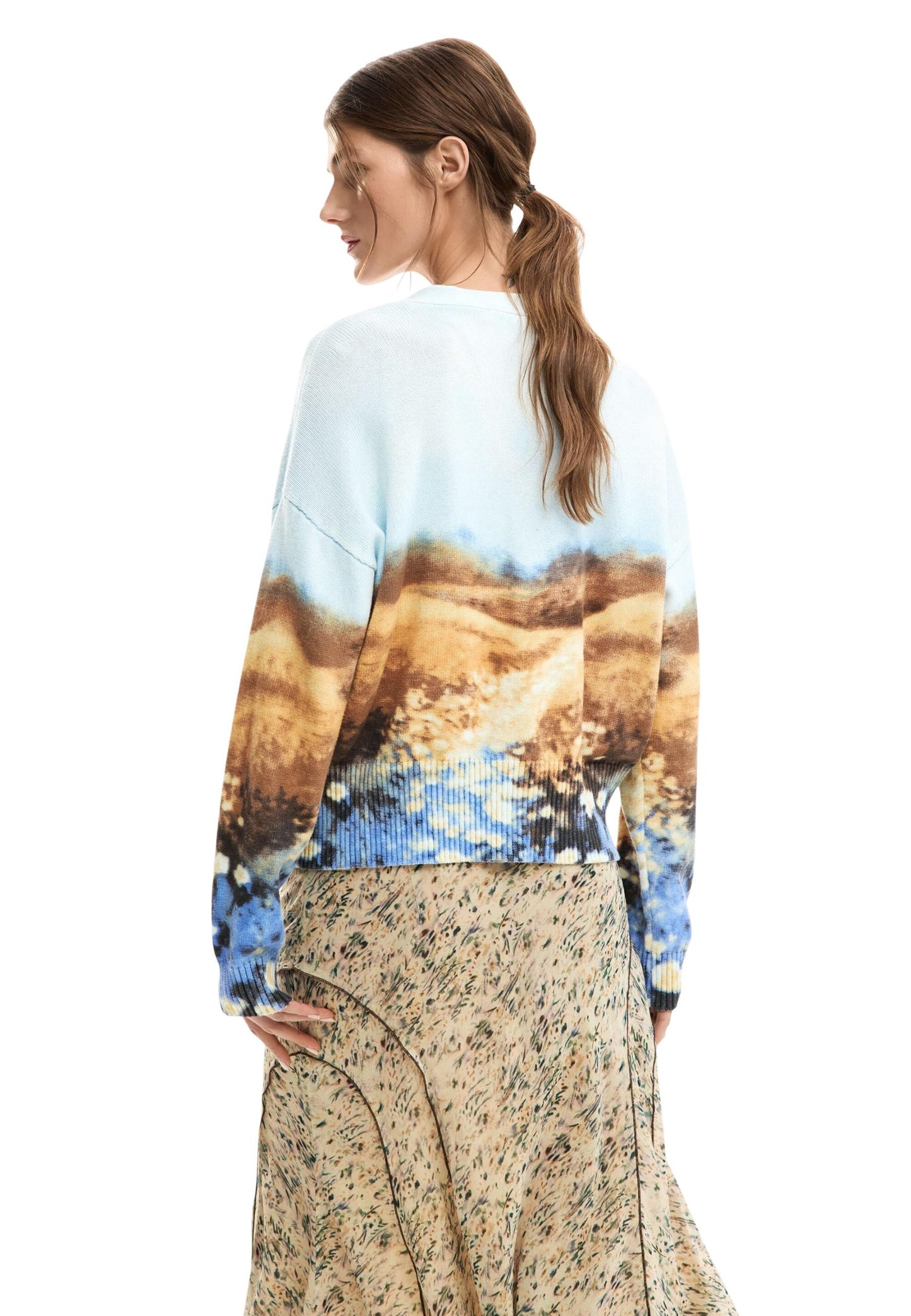 Desigual Cardigan Donna Desigual 26SWJF18 light blue  light blue