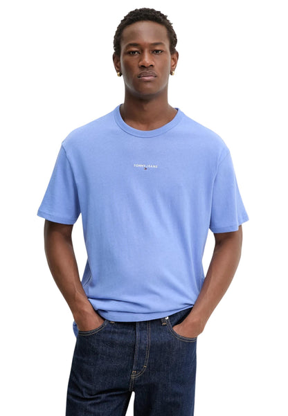 Tommy Hilfiger Jeans T-Shirt Uomo Tommy Hilfiger Jeans DM0DM21110 light blue  light blue