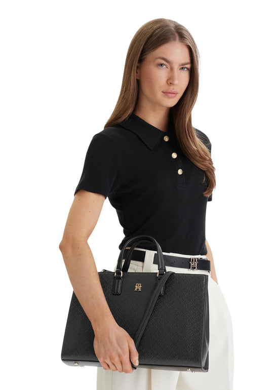 Tommy Hilfiger Borsa Donna Tommy Hilfiger AW0AW18418 black  black