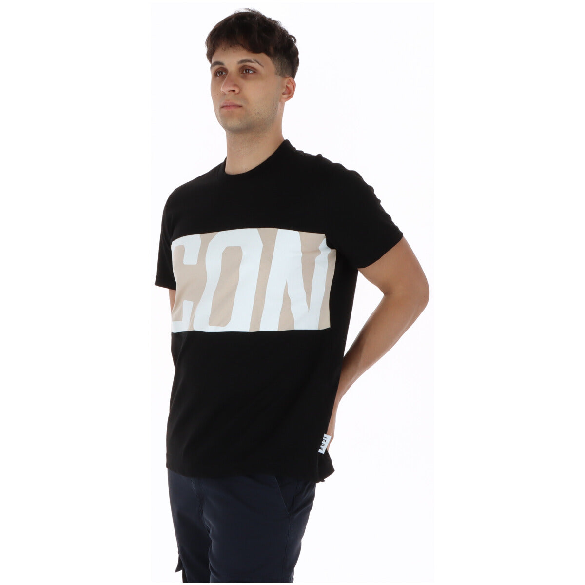 Icon T-Shirt Uomo Icon IUT014 black  black