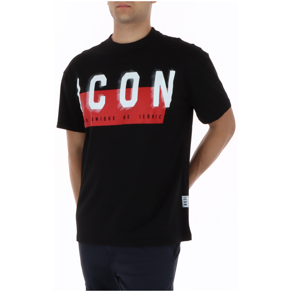 Icon T-Shirt Uomo Icon IUT041 black  black