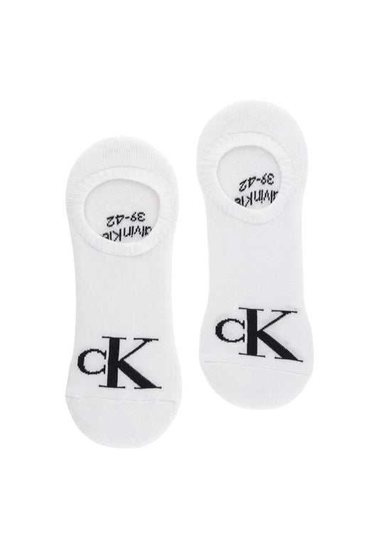 Calvin Klein Jeans Intimo Uomo Calvin Klein Jeans CKJ MEN FOOTIE HIGH CUT 2P MONOGR white  white