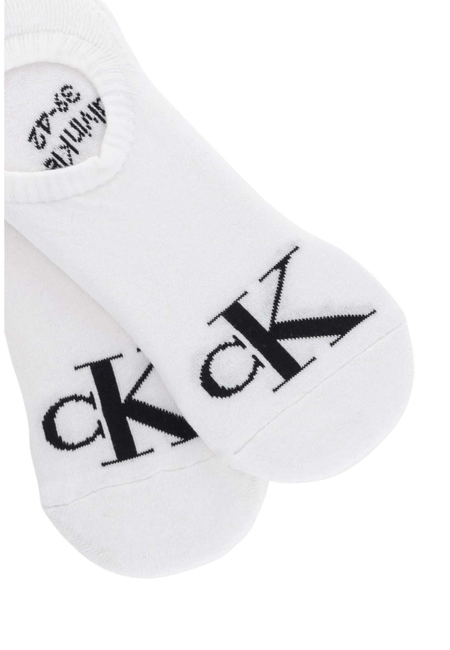 Calvin Klein Jeans Intimo Uomo Calvin Klein Jeans CKJ MEN FOOTIE HIGH CUT 2P MONOGR white  white