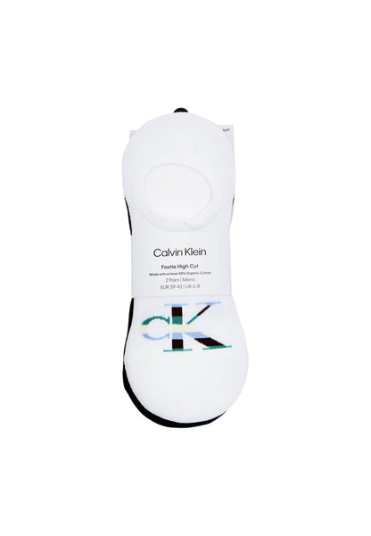 Calvin Klein Jeans Intimo Uomo Calvin Klein Jeans CKJ MEN FOOTIE HIGH CUT 2P MONOGR black  black