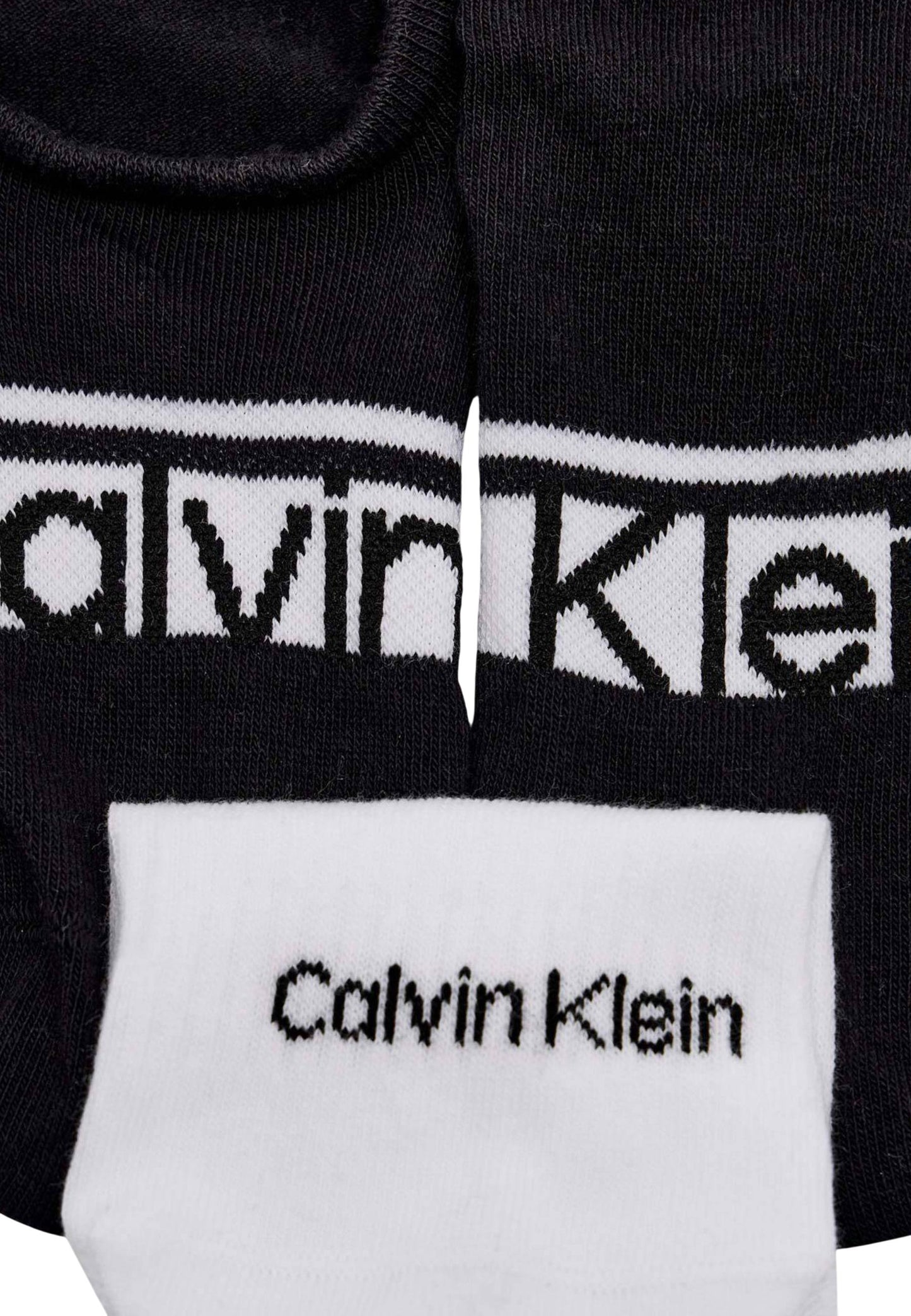 Calvin Klein Jeans Intimo Uomo Calvin Klein Jeans CK MEN FOOTIE HC 2P LOGO STRIP black  black