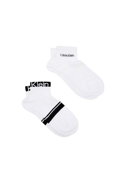 Calvin Klein Jeans Intimo Uomo Calvin Klein Jeans CK MEN QUARTER 2P LOGO STRIPE white  white