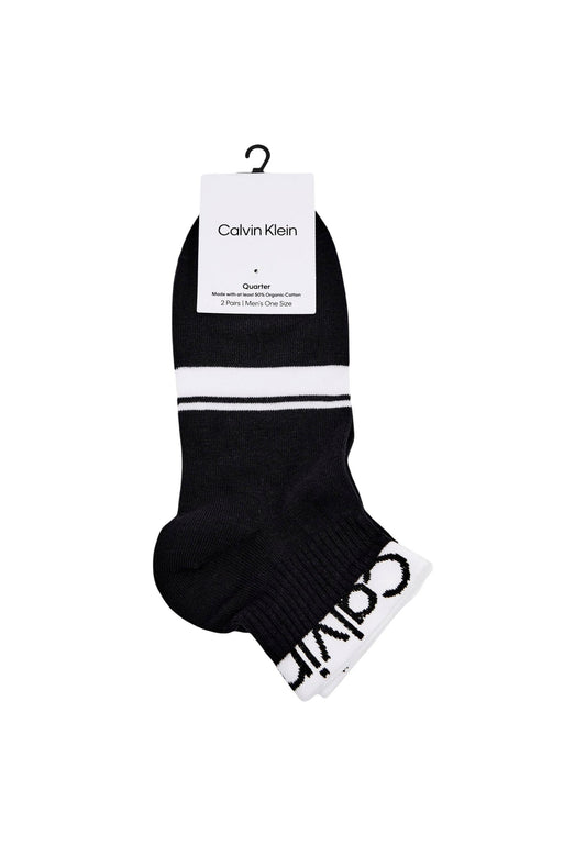 Calvin Klein Jeans Intimo Uomo Calvin Klein Jeans CK MEN QUARTER 2P LOGO STRIPE black  black