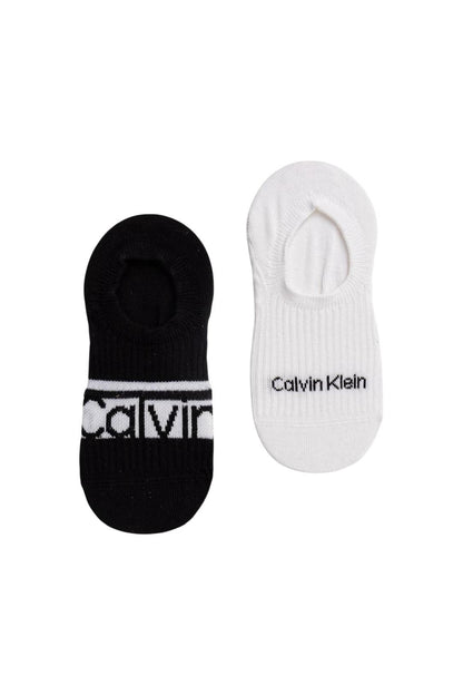 Calvin Klein Jeans Intimo Donna Calvin Klein Jeans CK WOMEN FOOTIE HC 2P LOGO STR black  black