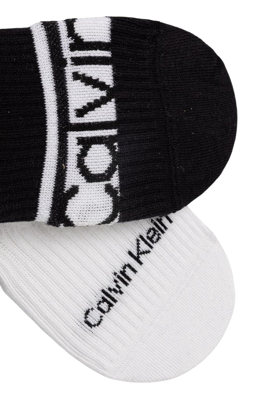 Calvin Klein Jeans Intimo Donna Calvin Klein Jeans CK WOMEN FOOTIE HC 2P LOGO STR black  black