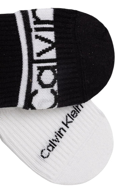 Calvin Klein Jeans Intimo Donna Calvin Klein Jeans CK WOMEN FOOTIE HC 2P LOGO STR black  black