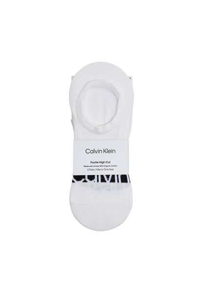 Calvin Klein Jeans Intimo Uomo Calvin Klein Jeans CK MEN FOOTIE HC 2P LOGO STRIP white  white