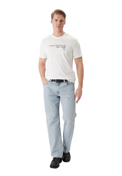 Calvin Klein T-Shirt Uomo Calvin Klein SS 30S EU WHOLESALE white  white
