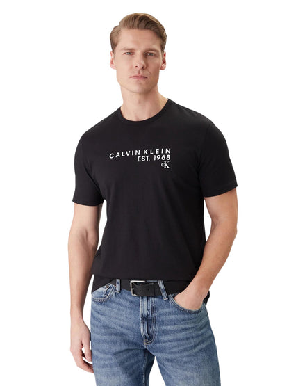 Calvin Klein T-Shirt Uomo Calvin Klein SS 30S EU WHOLESALE black  black