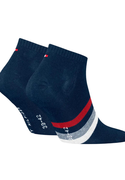 Tommy Hilfiger Intimo Uomo Tommy Hilfiger SNEAKER 2P HILFIGER TAB blue  blue