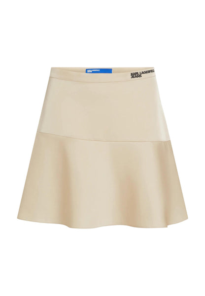 Karl Lagerfeld Jeans Gonna Donna Karl Lagerfeld Jeans KLJ Satin Mini Skirt beige  beige