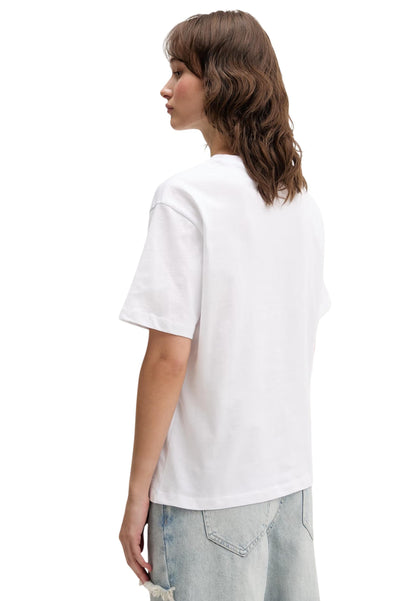 Karl Lagerfeld Jeans T-Shirt Donna Karl Lagerfeld Jeans KLJ Reg Floral Logo Tee white  white