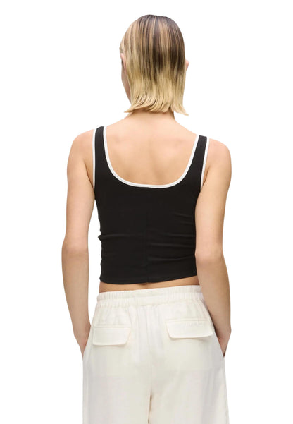 Karl Lagerfeld Jeans Top Donna Karl Lagerfeld Jeans KLJ Ruched Bralette black  black