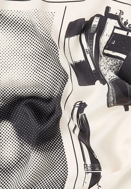 Karl Lagerfeld Jeans Sciarpa Donna Karl Lagerfeld Jeans KLJ Karl Print Bandana beige  beige