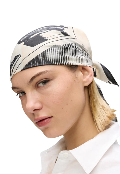 Karl Lagerfeld Jeans Sciarpa Donna Karl Lagerfeld Jeans KLJ Karl Print Bandana beige  beige