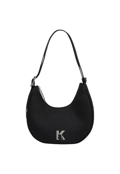 Karl Lagerfeld Jeans Borsa Donna Karl Lagerfeld Jeans KLJ K Logo Halfmoon Bag black  black
