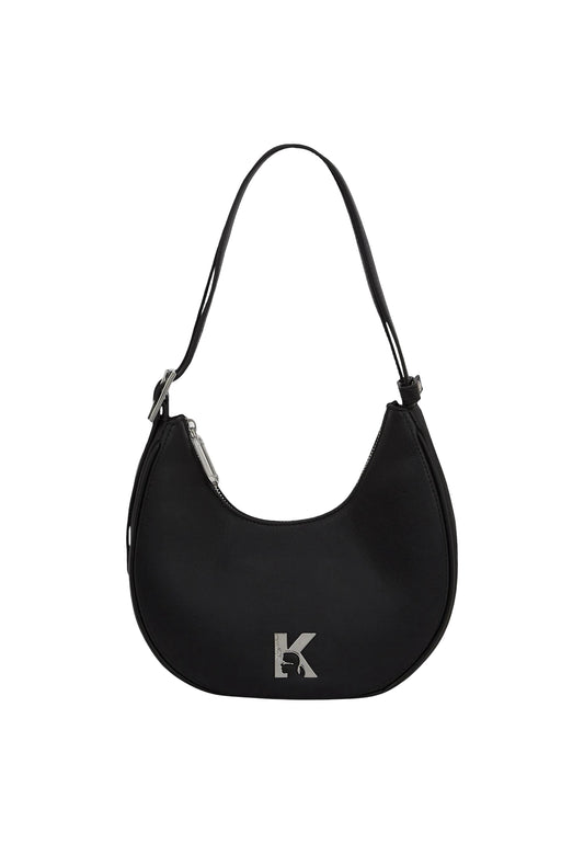 Karl Lagerfeld Jeans Borsa Donna Karl Lagerfeld Jeans KLJ K Logo Halfmoon Bag black  black