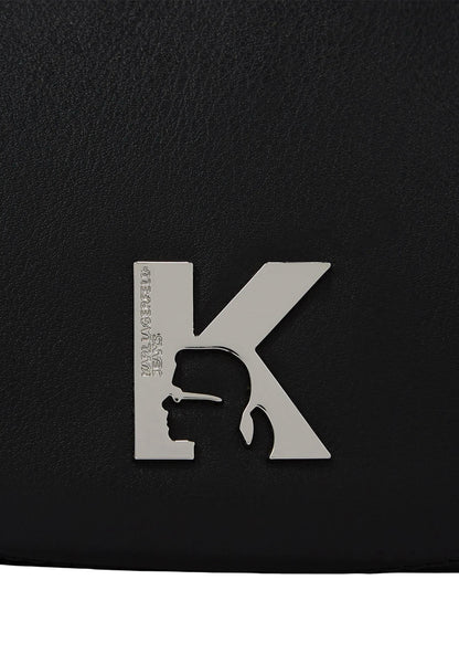 Karl Lagerfeld Jeans Borsa Donna Karl Lagerfeld Jeans KLJ K Logo Halfmoon Bag black  black