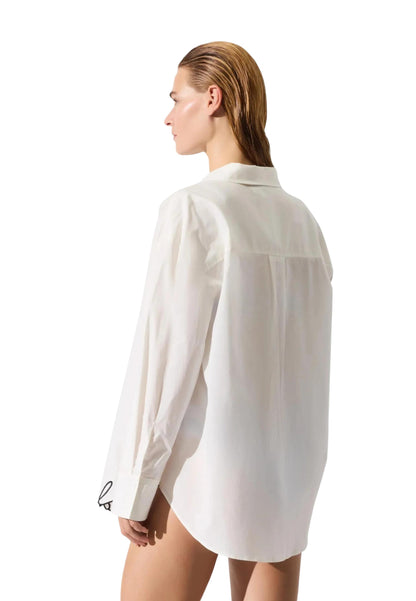 Karl Lagerfeld Jeans Camicia Donna Karl Lagerfeld Jeans OVERSIZED BEACHSHIRT beige  beige