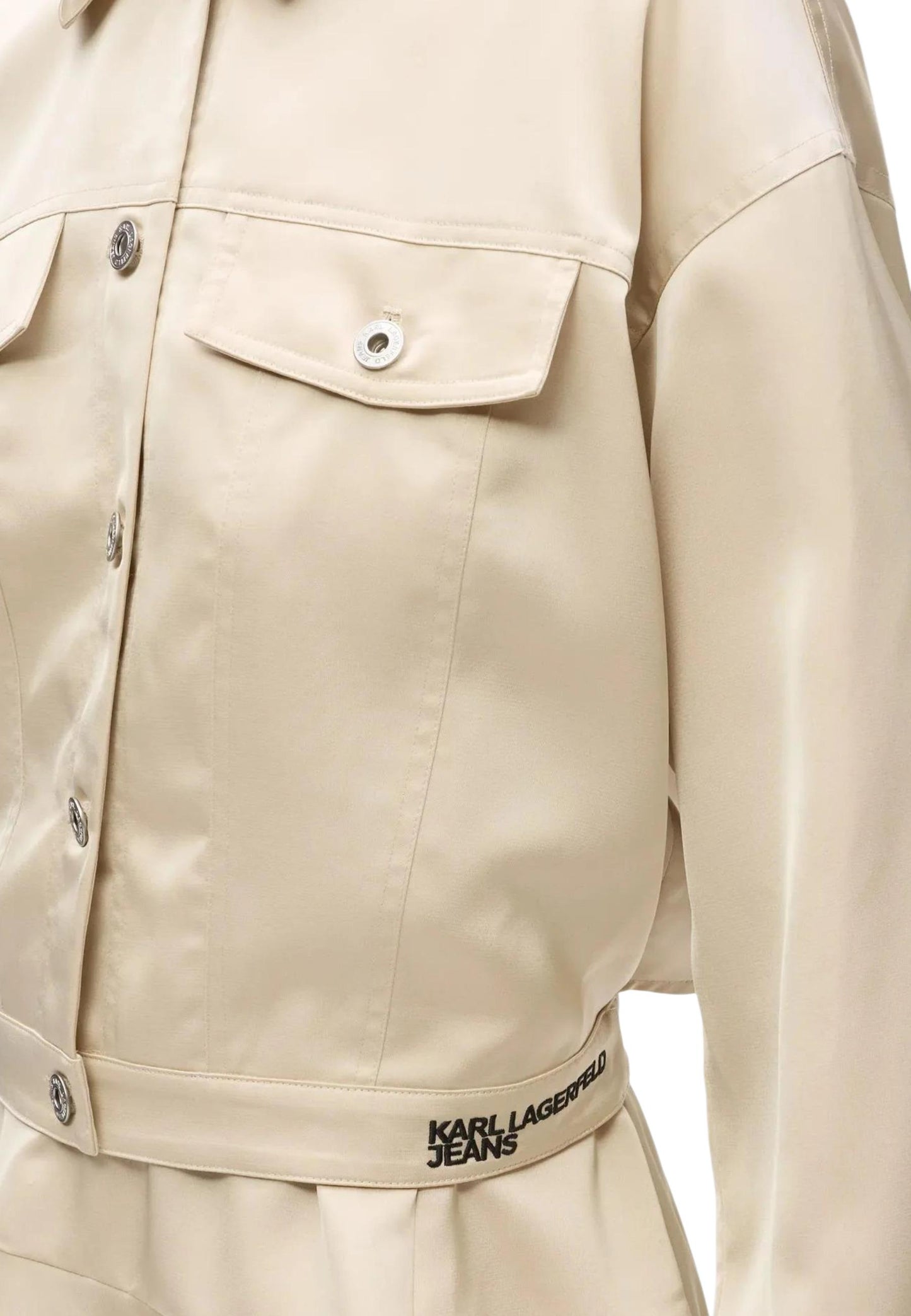 Karl Lagerfeld Jeans Giacca Donna Karl Lagerfeld Jeans KLJ Satin beige  beige