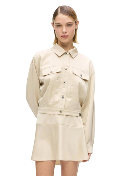 Karl Lagerfeld Jeans Giacca Donna Karl Lagerfeld Jeans KLJ Satin beige  beige