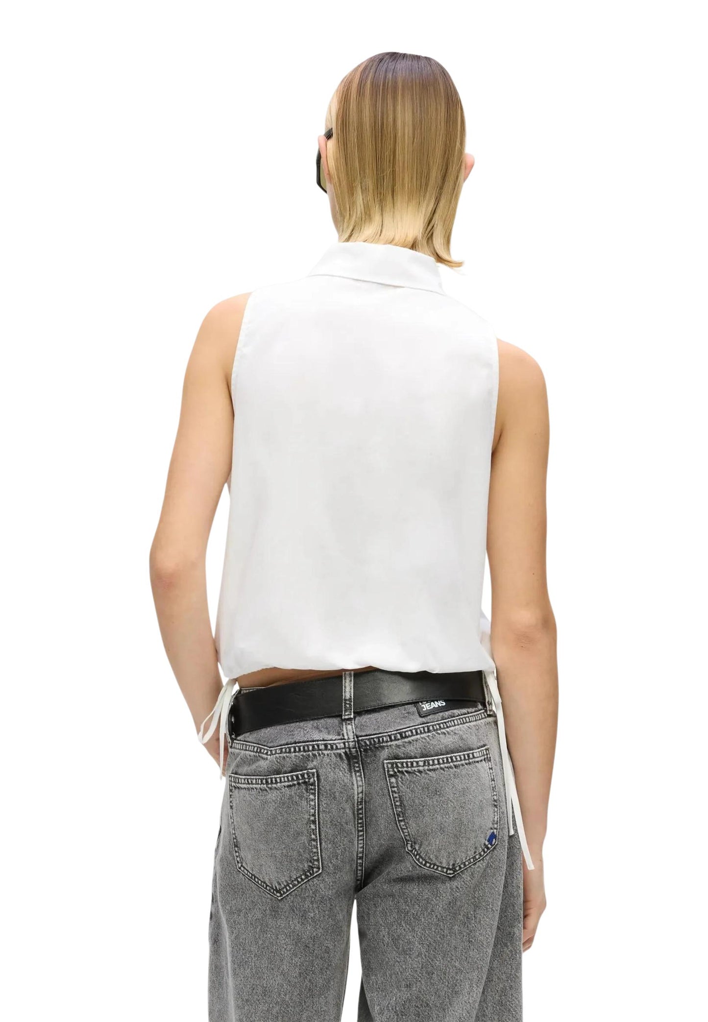 Karl Lagerfeld Jeans Blouse Donna Karl Lagerfeld Jeans KLJ Sleeveless Blouse white  white