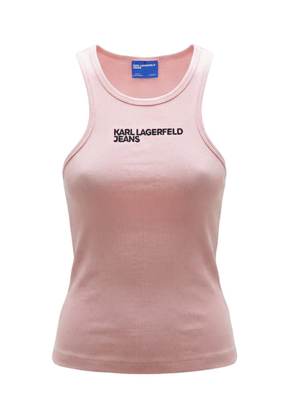 Karl Lagerfeld Jeans Canotta Donna Karl Lagerfeld Jeans KLJ Ribbed pink  pink