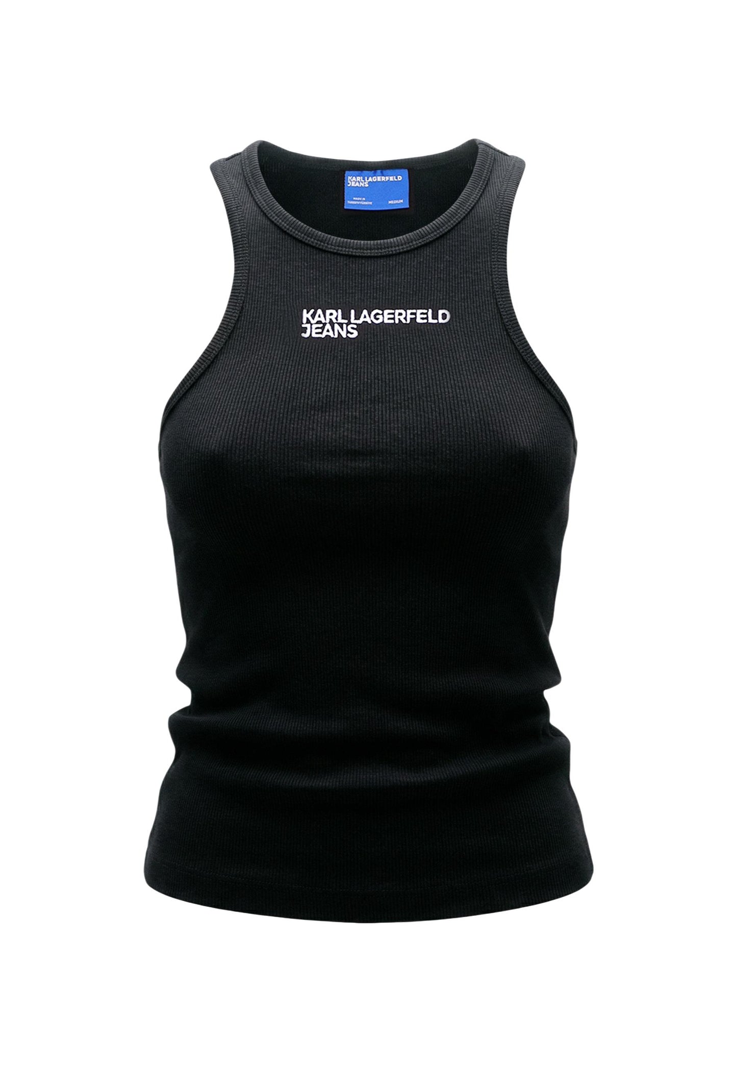 Karl Lagerfeld Jeans Canotta Donna Karl Lagerfeld Jeans KLJ Ribbed black  black