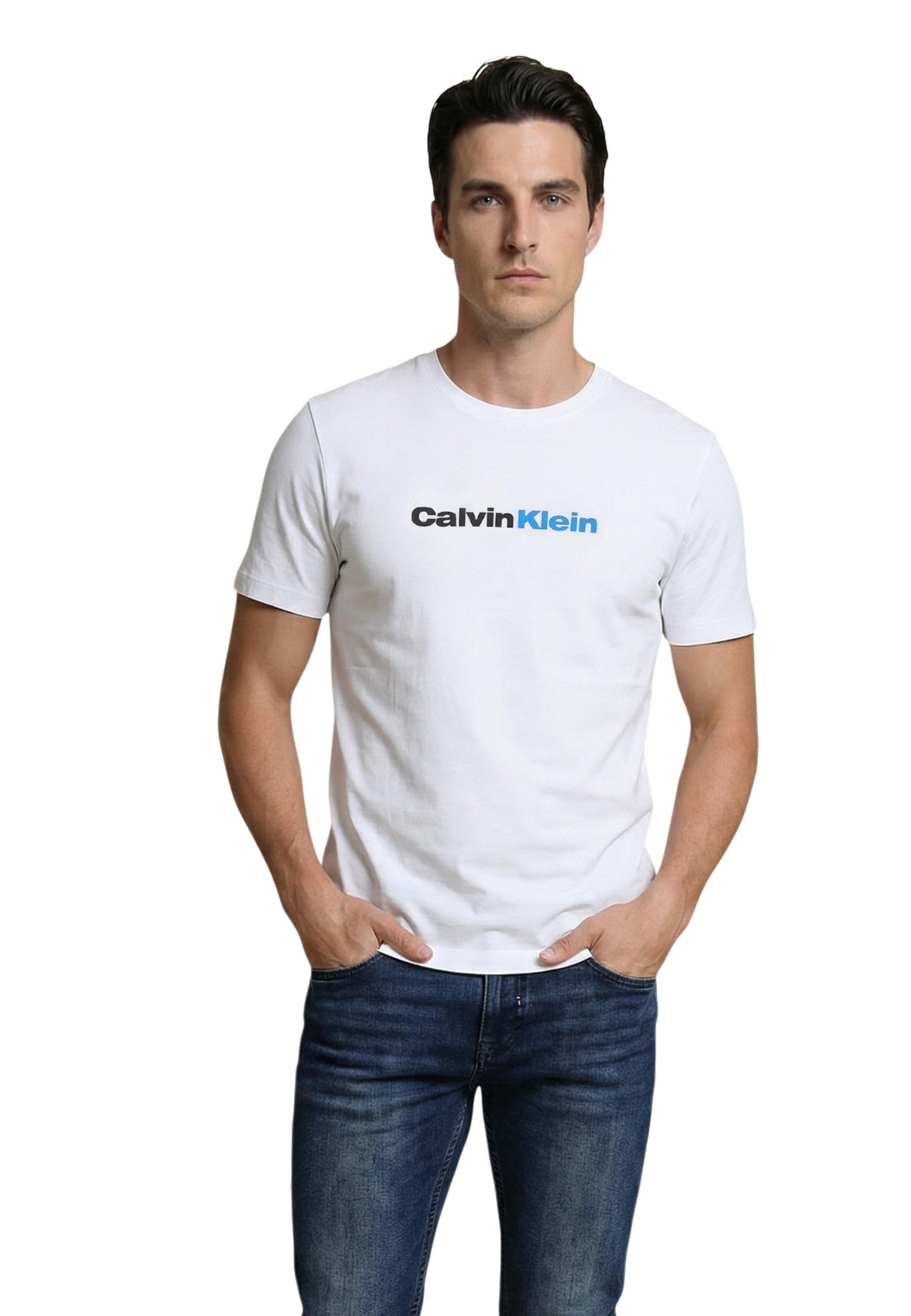 Calvin Klein Jeans T-Shirt Uomo Calvin Klein Jeans 30S EU WHOLESALE white  white