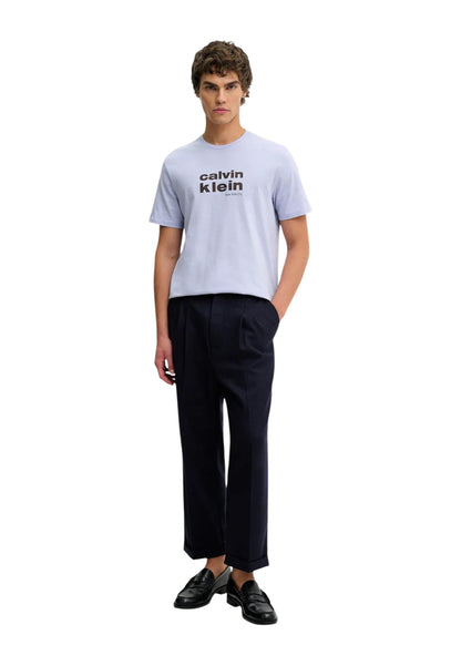Calvin Klein Jeans T-Shirt Uomo Calvin Klein Jeans SS 30S WHSL CKJ JERS liliac  liliac