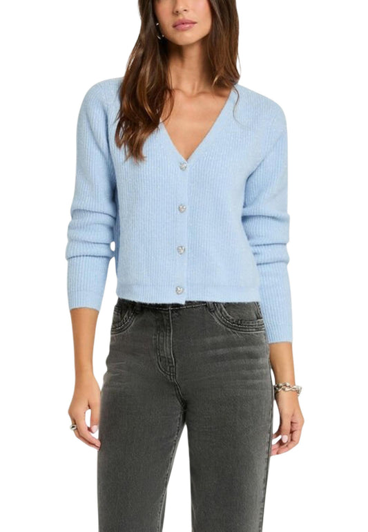 Morgan De Toi Cardigan Donna Morgan De Toi  light blue  light blue