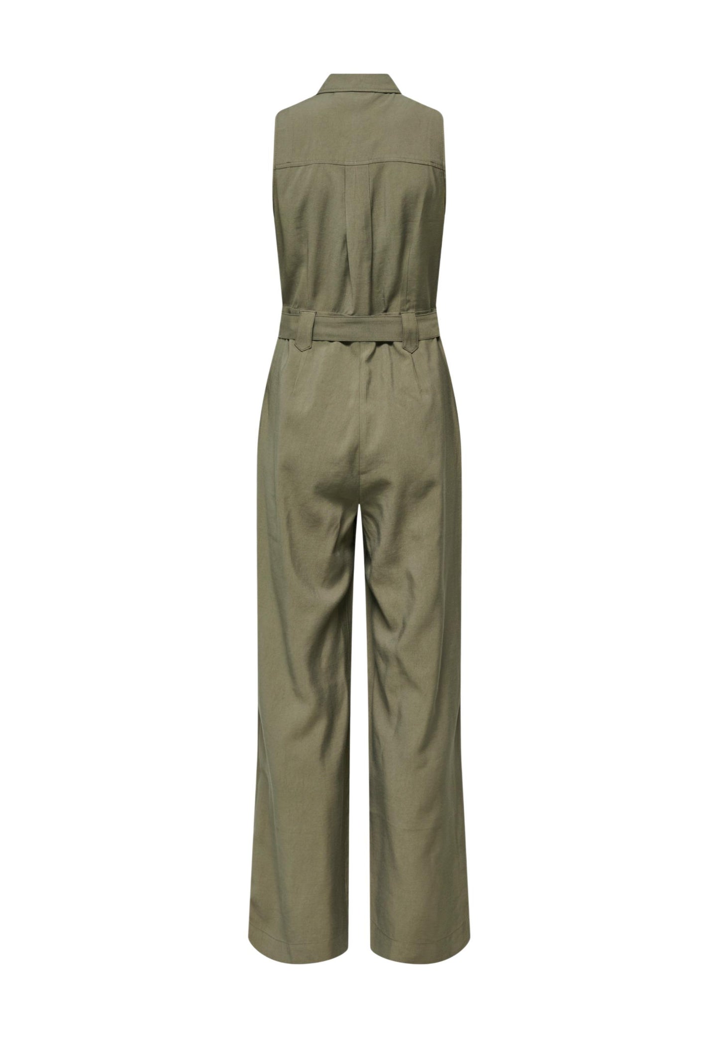 Only Tuta Donna Only Onltila Life S/L Belt Jumpsuit Tlr green  green