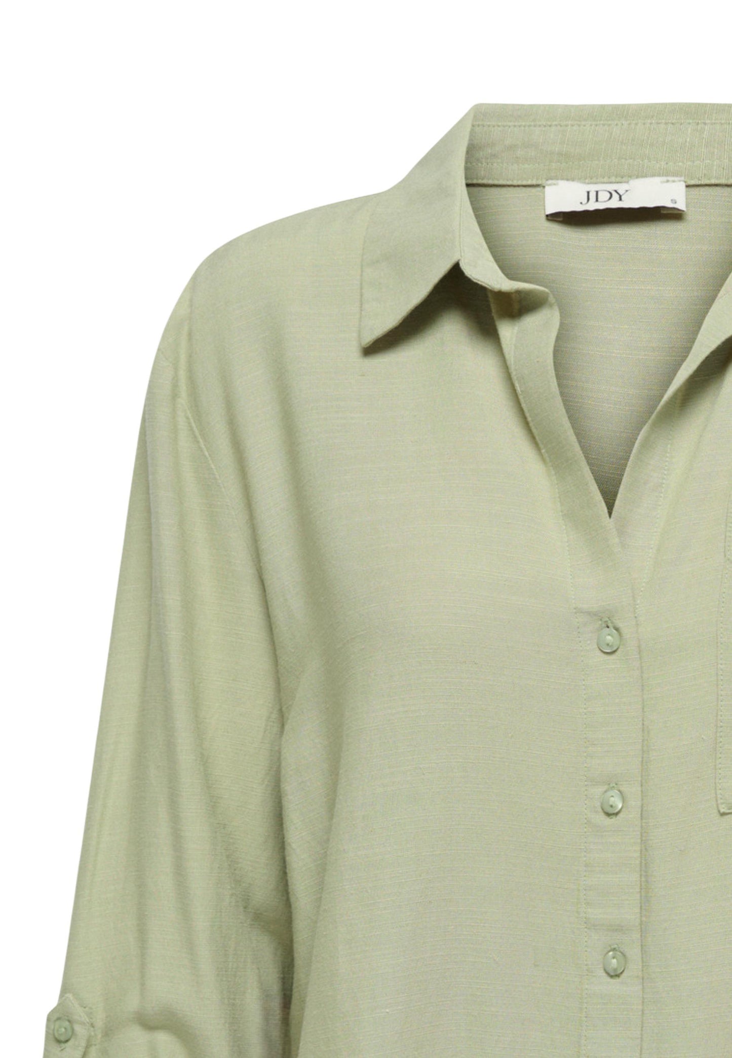 Jacqueline De Yong Camicia Donna Jacqueline De Yong Jdycaya Linen Loose L/S Shirt Wvn Dia green  green